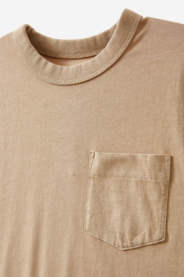 The Essential Short Sleeve Tee, TAUPY BROWN WASH