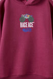 License Sammy Oversize Hoodie, LCN MAT BERRY JAM/HOT WHEELS RACE ACE - example image 2