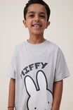 Camiseta - Miffy License Drop Shoulder Short Sleeve Tee, LCN MIF FOG GREY MARLE/MIFFY - vista alternativa 4