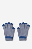 Kids Gloves, STEEL/IN THE NAVY - alternate image 1