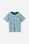 Select Colour: HARBOUR BLUE/VANILLA/GOLDEN STRIPE BEAR