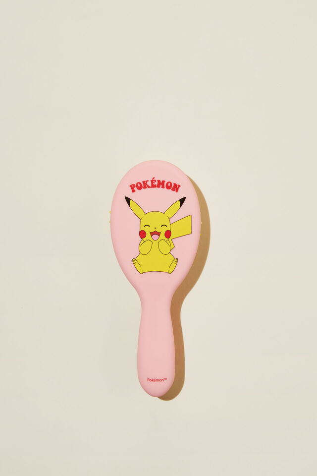 Acessório de cabelo - Pokemon Kids Licensed Hair Brush, LCN POK POKEMON/BLUSH PINK