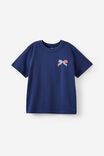 Select Color: DENIM NAVY/USA BOW