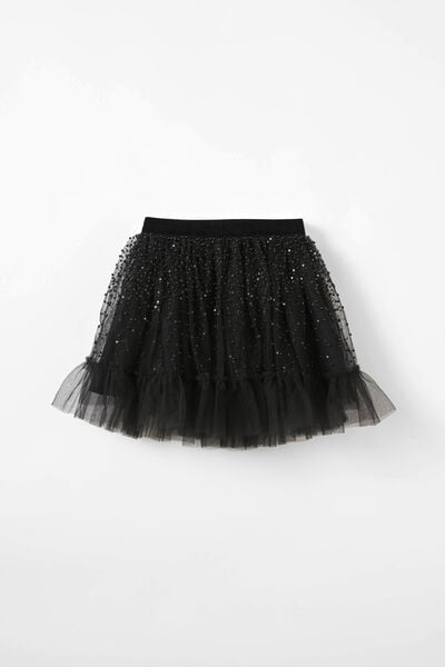 Trixiebelle Dress Up Skirt, BLACK/SPARKLE