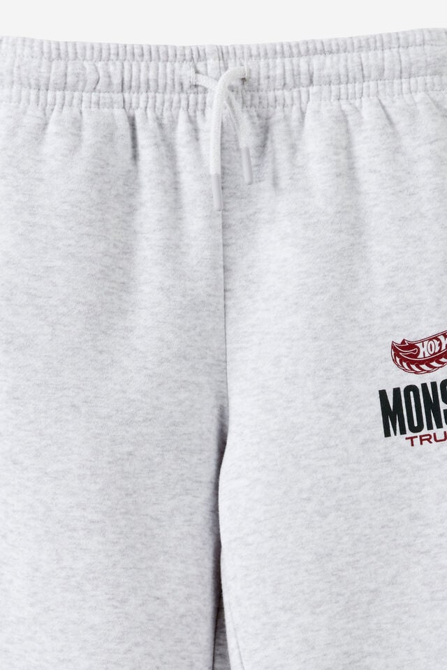 License Sammy Relax Trackpant, LCN MAT GREY MARLE/ HOT WHEELS MONSTER TRUCKS