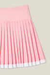 Ashleigh Tennis Skirt, BLUSH PINK/WHITE STRIPE - alternate image 2