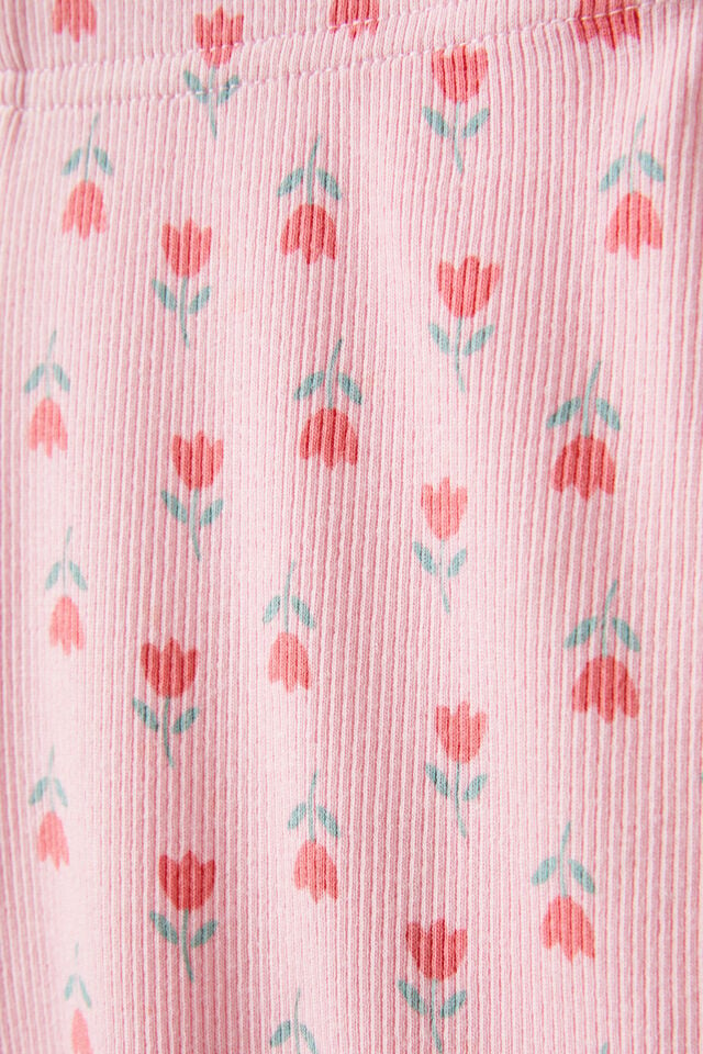 Huggie Tights, BLUSH PINK/MINI TULIPS