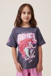 Camiseta - The Little Mermaid Drop Shoulder Short Sleeve Tee, LCN DIS ARIEL KEEP SINGING/RABBIT GREY - vista alternativa 1