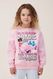 Barbie Dusty Fleece Crew Neck, LCN MAT BARBIE GIRL/CALI PINK - alternate image 1