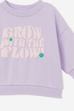 Dusty Drop Shoulder Sweater, LILAC DROP/GROW WITH THE FLOW - alternate image 2