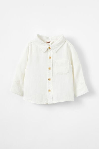 Baby Rugged Shirt, VANILLA