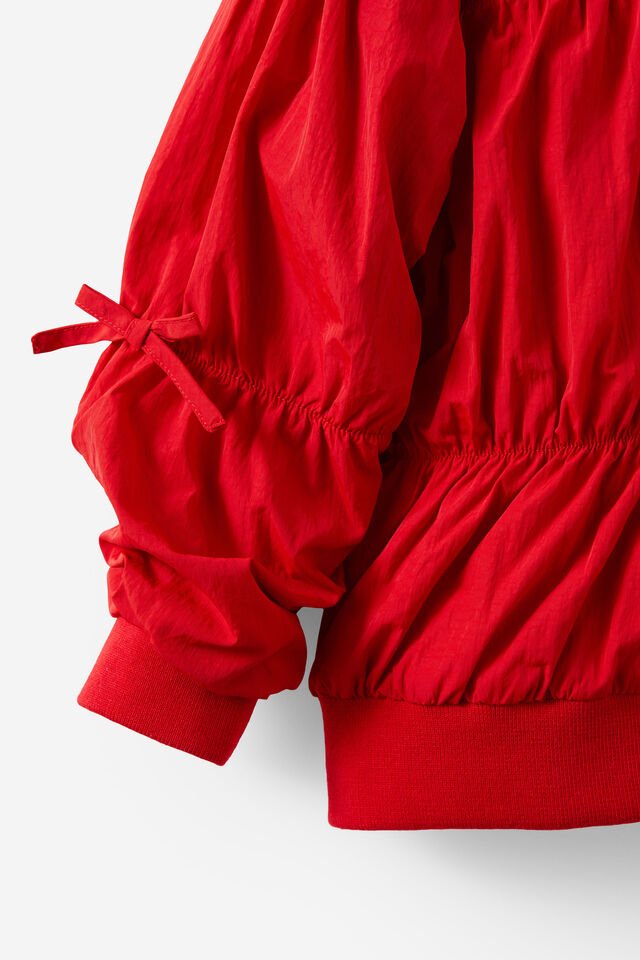 Billie Bomber Jacket, VARSITY RED