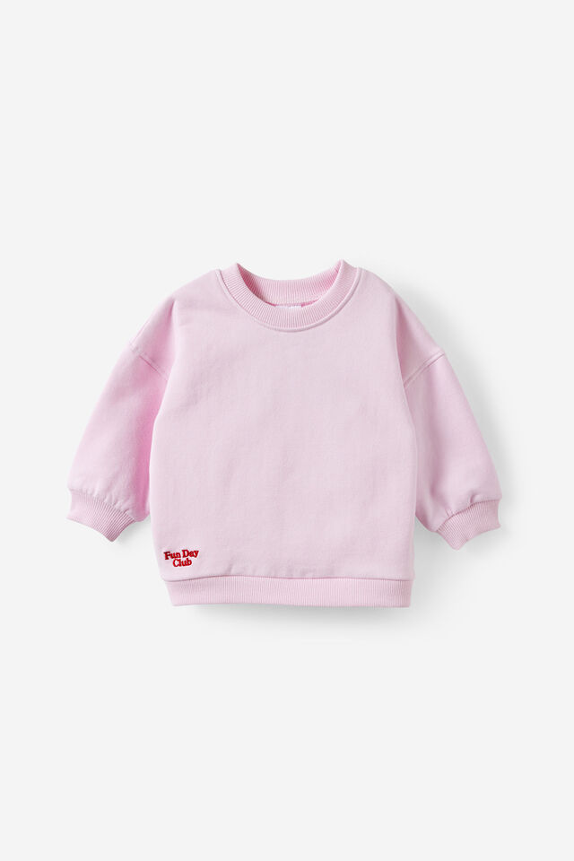 Baby Sweater, TEA PARTY PINK
