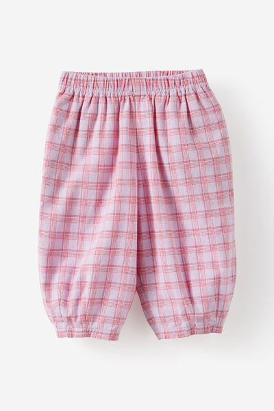 Indie Barrel Pant, VINTAGE LILAC CHECK