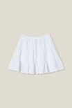 Hallie Tiered Skirt, WHITE - alternate image 3