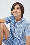 St Tropez Short Sleeve Shirt, BLUE PUNCH /  VANILLA STRIPE - alternate image 2