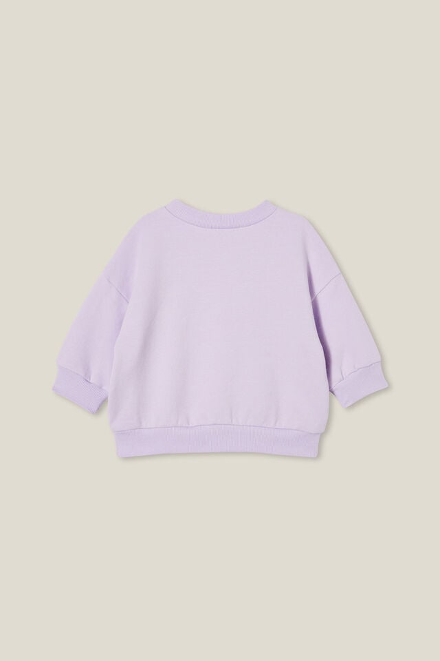 Alma Drop Shoulder Sweater, VINTAGE LILAC/UNICORN FANTASY