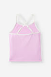 Soft Stretch Active Cross Back Tank, PALE VIOLET - example image 3