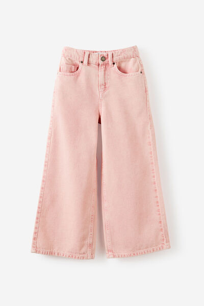 Super Wide Leg Denim Jean, MARSHMALLOW