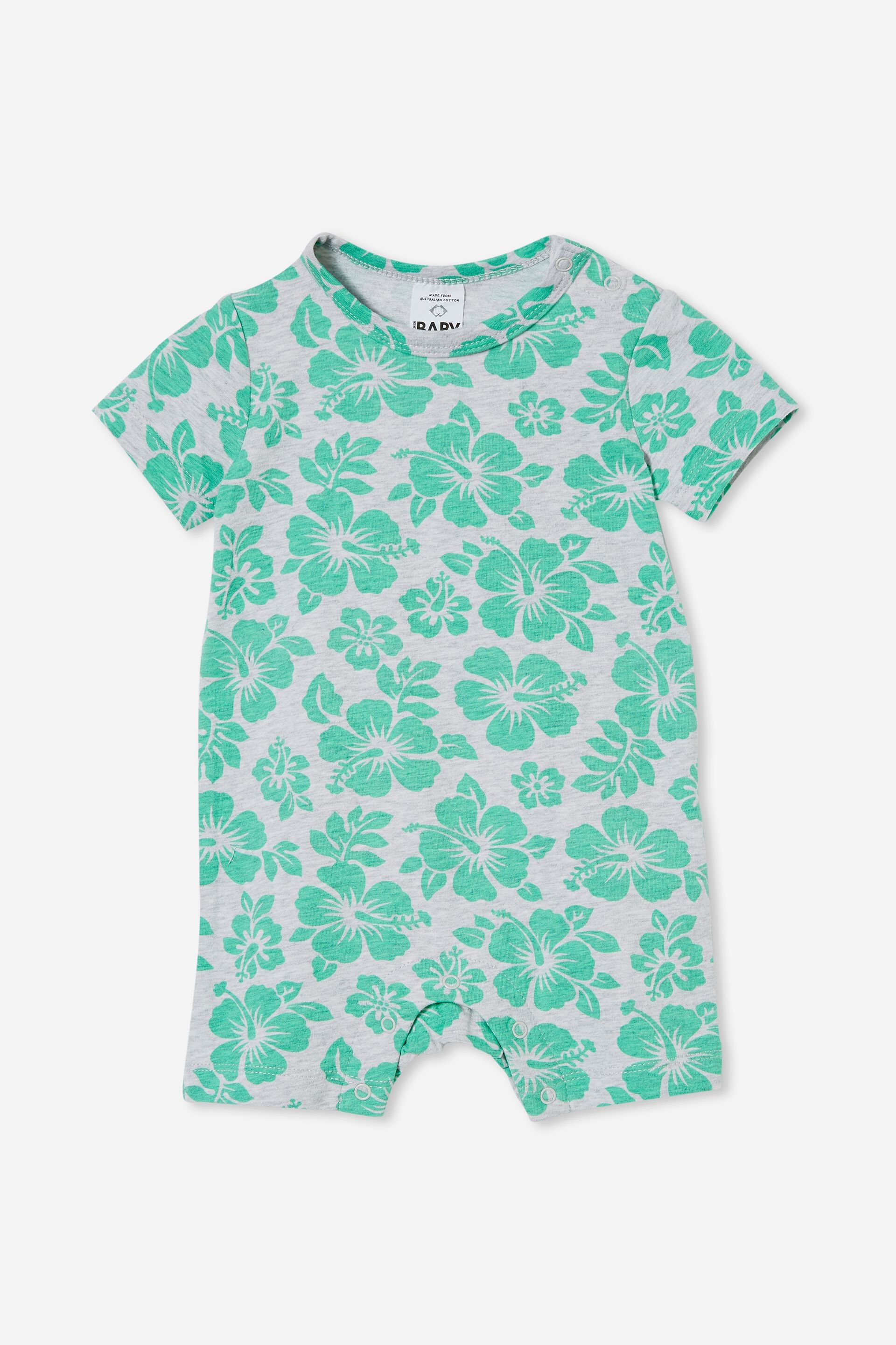Baby All In Ones & Bodysuits | The Usa Short Sleeve Romper - FF75115