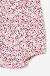 The Sleeveless Ruffle Bubbysuit, CRYSTAL PINK/FUSCHIA POP SOMERSET FLORAL - alternate image 3