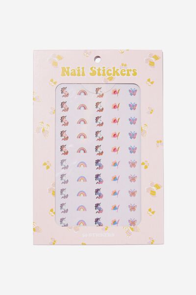 Nail Stickers, UNICORNS & FLOWERS