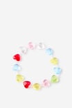Select Colour: RAINBOW HEARTS/BEADED