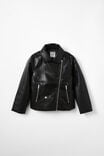 Caroline Biker Jacket, BLACK - alternate image 1