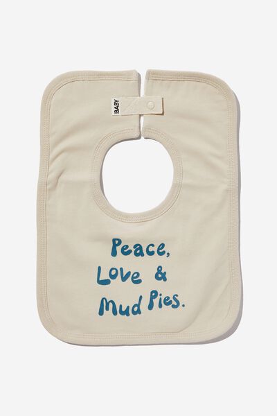 The Square Bib, RAINY DAY/PEACE LOVE AND MUD PIES