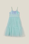 Vestido - Iris Dress Up Dress, BARBER BLUE/GRADIENT SPARKLE - vista alternativa 1