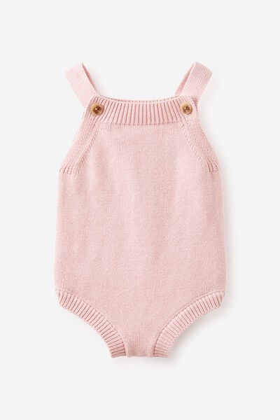 Organic Knit Bubbbysuit, ZEPHYR