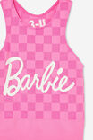 Barbie Kali Seamfree Tank, LCN MAT BARBIE/PINK GERBERA - alternate image 4