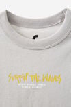 Jonny Short Sleeve Print Tee, WINTER GREY/CORN SILK SURFIN  THE WAVES - alternate image 2