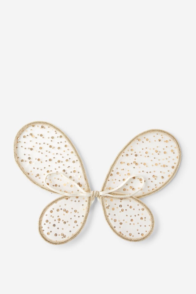 Kids Butterfly Wings, GOLD/BOW