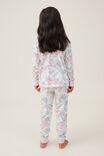 Serena Long Sleeve Pyjama Set, OATMEALE MARLE/BREEZY UNICORN - alternate image 3