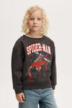 License Felix Fleece Crew Neck, LCN MAR PHANTOM/SPIDERMAN WEB - alternate image 1