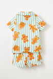 Baby Woven Pj Set, MALACHITE/GINGERBREAD STRIPE - alternate image 3