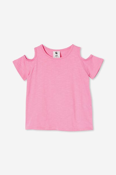 Caity Cut Out Top, PINK PUNCH