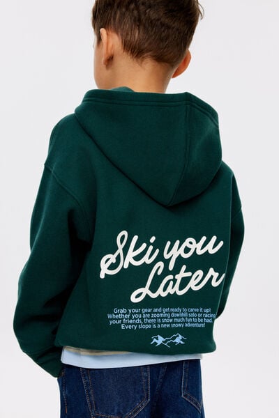Sammy Oversize Hoodie, WINTER JADE/SKI YOU LATER