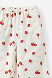 Gigi Wide Leg Pant, DARK VANILLA/STRAWBERRY - example image 2