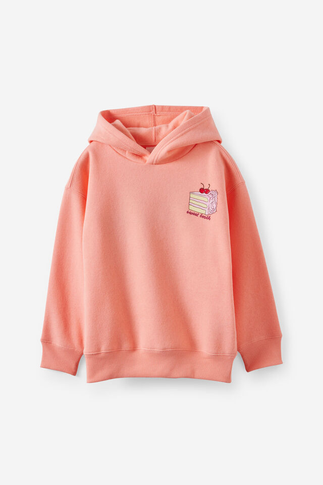 Sammy Oversized Hoodie, CAKE SWEET TREATS/APRICOT SUN