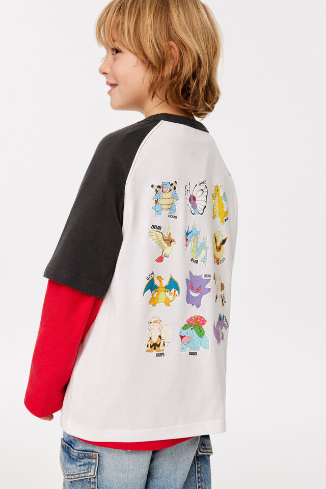 Pok&eacute;mon Raglan SS Tee, LCN POK PHANTOM/POKEMON CHARCTERS