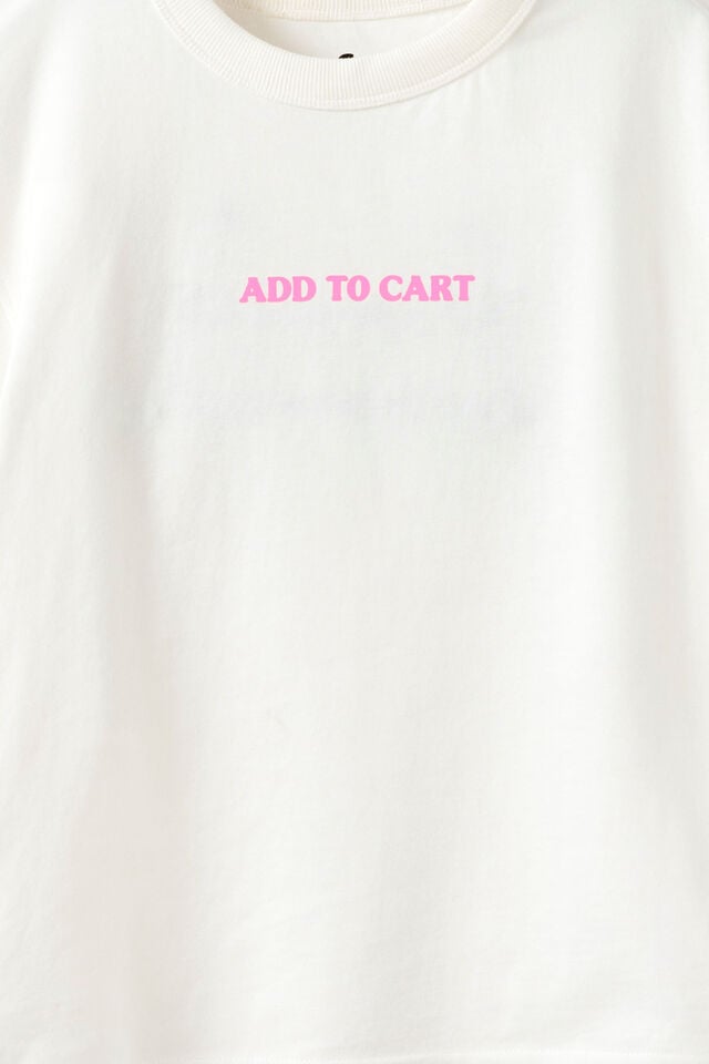 Essentials Short Sleeve Tee, VANILLA/ADD TO CART