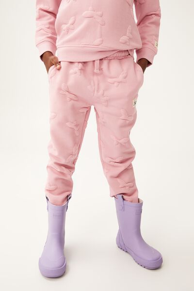 Kendra Jacquard Trackpant, MARSHMALLOW/BUTTERFLY DITSY