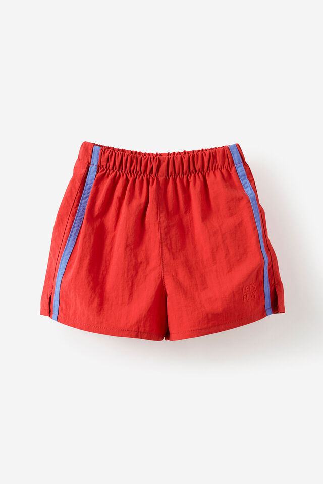 Baby Nylon Elasticated Short, VARSITY RED