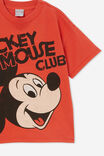 Disney Drop Shoulder Short Sleeve Tee, LCN DIS FLAME RED/MICKEY MOUSE CLUB - alternate image 2