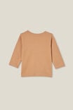 Camiseta - Jamie Long Sleeve Tee, TAUPY BROWN/FEELING HOPPY - vista alternativa 3