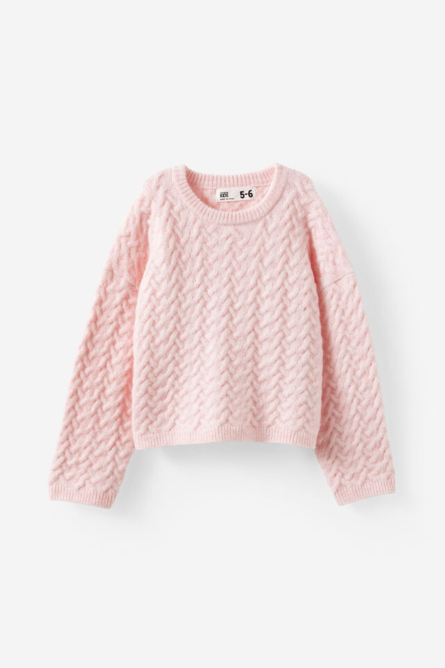 Cosi Knit Pullover, TEA PARTY PINK