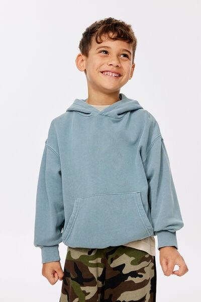 Sammy Oversize Hoodie, WASHED TEAL