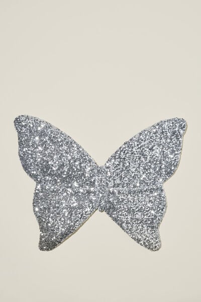 Kids Butterfly Wings, SILVER SEQUINS